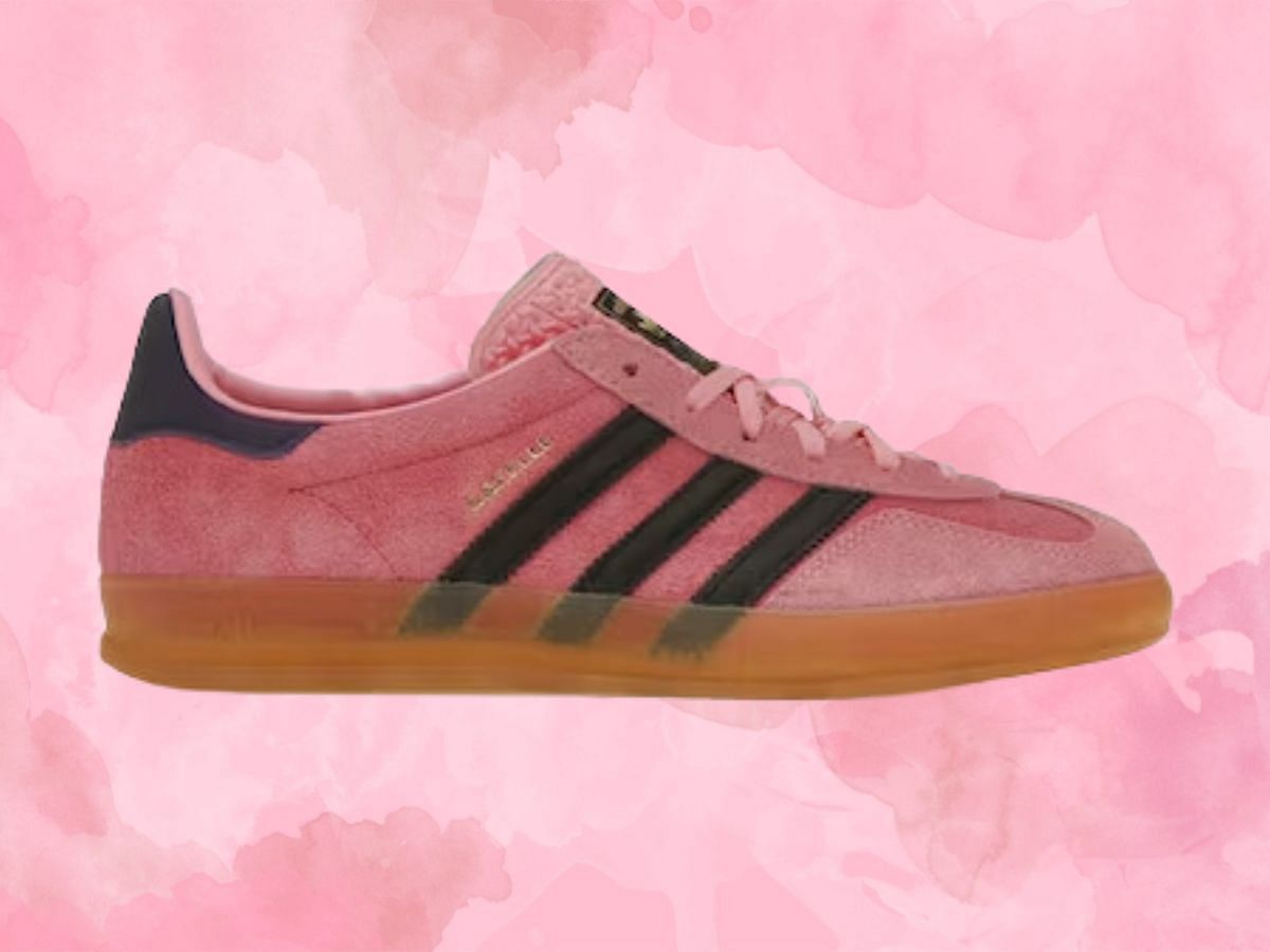 The Gazelle Indoor "Bliss Pink" sneakers (Image via StockX)